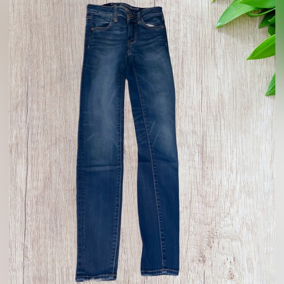 American eagle super stretch X jegging,size 00 - Picture 3 of 6